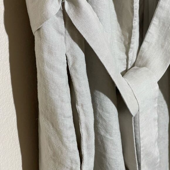 Jesse Kamm Sleeveless Linen Dress with Belt - Picture 4 of 6